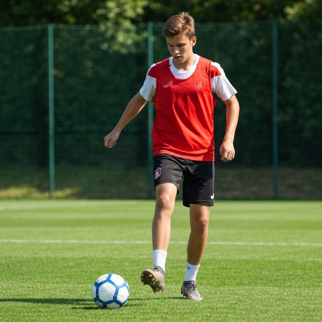 Player showcasing skills